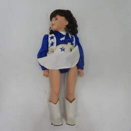 Junior Dallas Cowboys Cheerleader Doll Brown Hair IOB alternative image