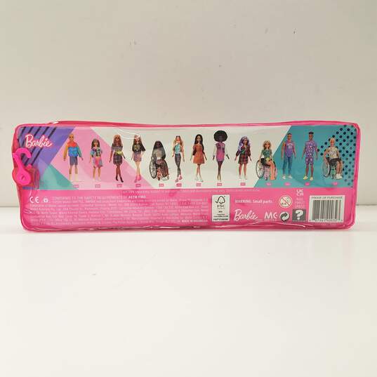 Mattel-Barbie FASHIONISTAS DOLL #160 (Brunette Hair, Polka Dot Dress) GRB52 NRFB image number 4