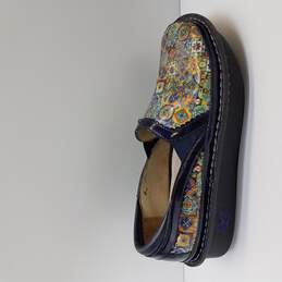 Alegria Debra Aztec Tile Shoes Clogs Multi-Color Size 35
