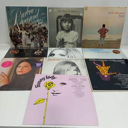 Lot of 10 Assorted Barbra Streisand Record Albums