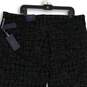 NWT NYDJ Womens Black Houndstooth Flocked Legging Cropped Jeans Size 20 image number 4