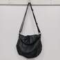 The Sak Black Leather Fold Over Crossbody Bag image number 1