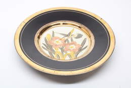 Chokin 24K Gold Edged & Silver & Gold Engraved Hummingbird Plate alternative image