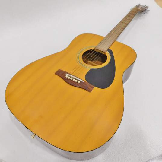 Yamaha Brand F-310 Model Wooden Acoustic Guitar w/ Hard Case image number 7