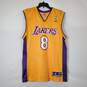 NBA Reebok Men Yellow Los Angeles Lakers Basketball Jersey M image number 1