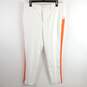 J. Lindeberg Men White/ Orange Striped Golf Pants Sz 33 image number 1