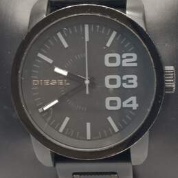 Diesel 46mm Oversize Case Men's Black Stainless Steel Quartz Watch