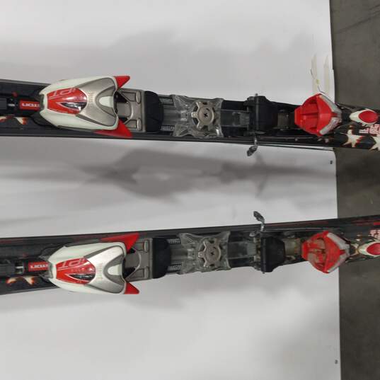 Pair of Multicolor Snow Skis image number 2