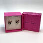 Designer Betsey Johnson Gold-Tone Enamel Bulldog Stud Earrings w/ Box image number 1