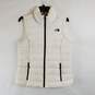 The North Face Women White Puffer Vest M image number 1