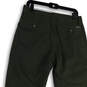 Womens Green Flat Front Slash Pocket Straight Leg Chino Pants Size 32x34 image number 4