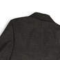 Mens Brown Peak Lapel Long Sleeve Pockets Three Button Blazer Size 12 image number 4