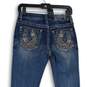 NWT Womens Blue Denim Medium Wash 5-Pocket Design Straight Leg Jeans Size 25 image number 4
