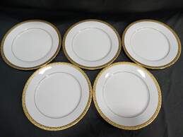 Bundle of 5 Assorted Royal Gallery Gold Plates