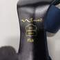 Women's French Navy Satin Nina Heels Size 8 1/2M With Box image number 6