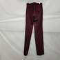 Theory Burgundy Dress Pants Size 2 image number 3