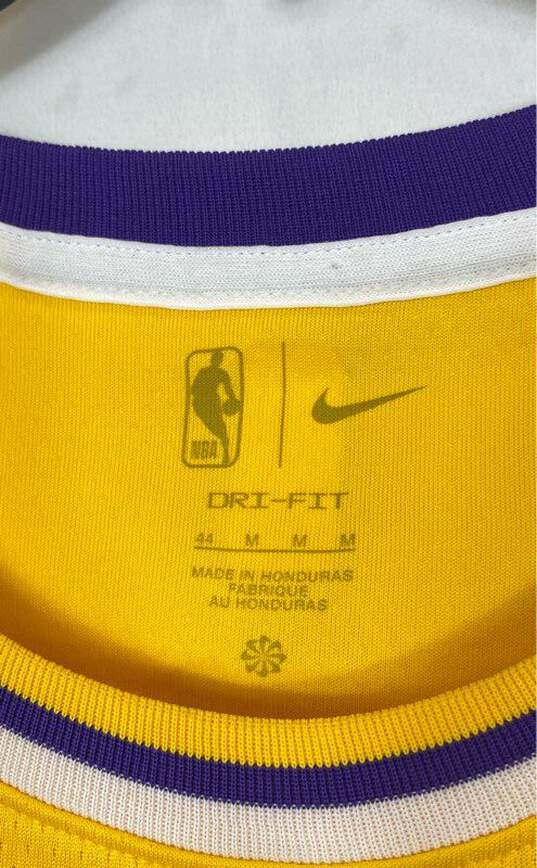 Nike Yellow Basketball Jersey - Size Medium image number 2