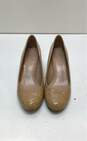 Tory Burch Patent Leather Wedge Heels Beige 7 image number 2