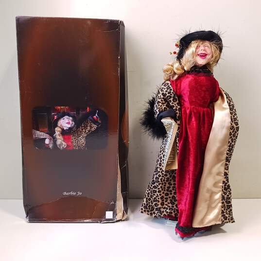 Jacqueline Kent's The Many Faces of Christmas Statue Figurine Barbie Jo IOB image number 1