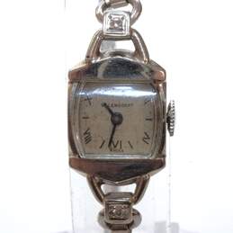 Vintage Ollendorff 14K White Gold Swiss Made 17 Jewels Women's Watch alternative image