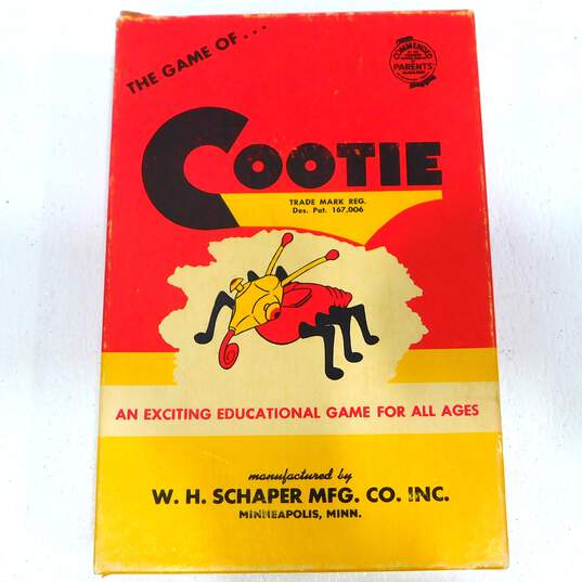 1949 W.H. Schapere Mfg. Co. The Game Of Cootie Educational Game image number 6