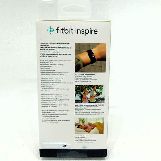 Sealed Fitbit Inspire Fitness Tracker - Black image number 2