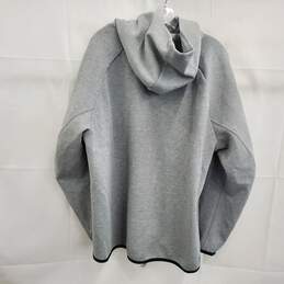 Nike Gray Cotton Blend Men's Funnel Neck Hoodie Size XL alternative image