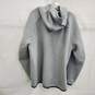 Nike Gray Cotton Blend Men's Funnel Neck Hoodie Size XL image number 2