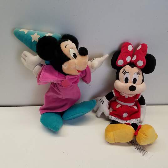 Lot of Disney Mickey and Minnie Mouse Plush Toys image number 3