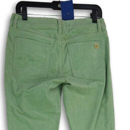 NWT Womens Green Denim 5-Pocket Design Straight Leg Jeans Size 28 alternative image