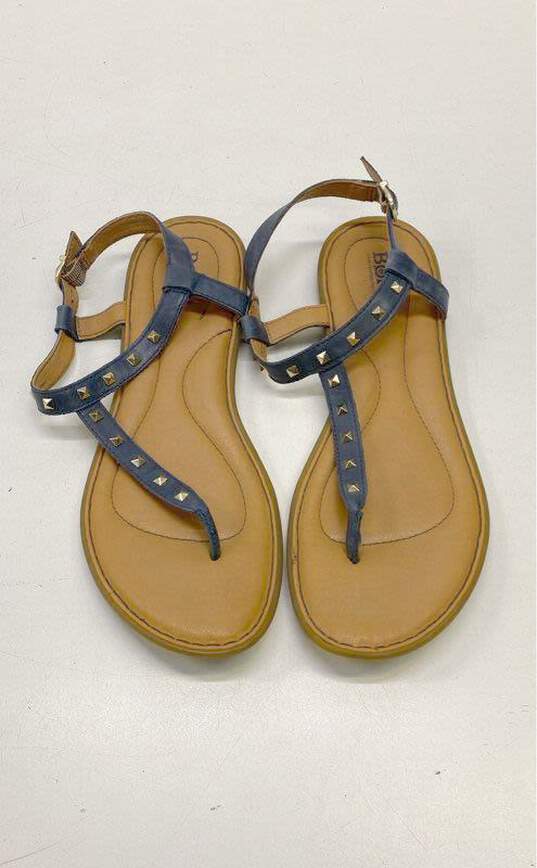 Born Adana Leather Studded Sandals Blue 11 image number 5