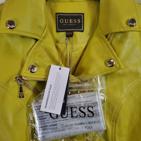 Guess Women Lime Green Jacket S NWT image number 3