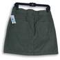NWT Kensie Jeans Womens Green Corduroy Button Front Mini Skirt Size 29 image number 2