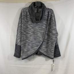 Women's Grey Calvin Klein Cowl Neck Sweater, Sz. M