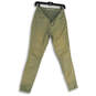 Womens Green Rockstar Mid Rise Light Wash Denim Pockets Skinny Jeans Size 6 image number 3