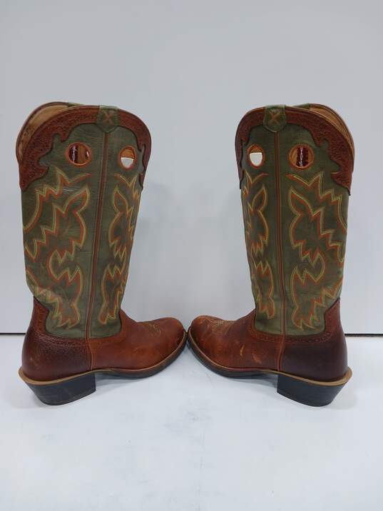 Twisted X Buckaroo Western Boots Men's Size 11D image number 3