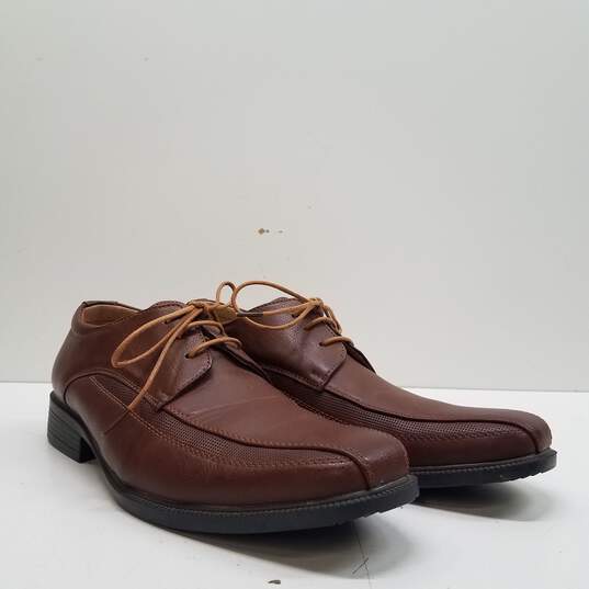 Marco Vitale Derby Dess Shoes Brown Size 8.5 image number 3
