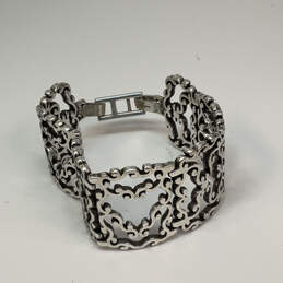 Designer Brighton Silver-Tone Open Work Fashionable Link Chain Bracelet alternative image