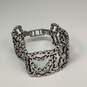 Designer Brighton Silver-Tone Open Work Fashionable Link Chain Bracelet image number 2