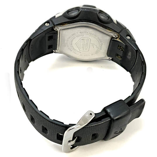 Designer Casio G-Shock GW-500A Silver-Tone Round Dial Digital Wristwatch image number 3