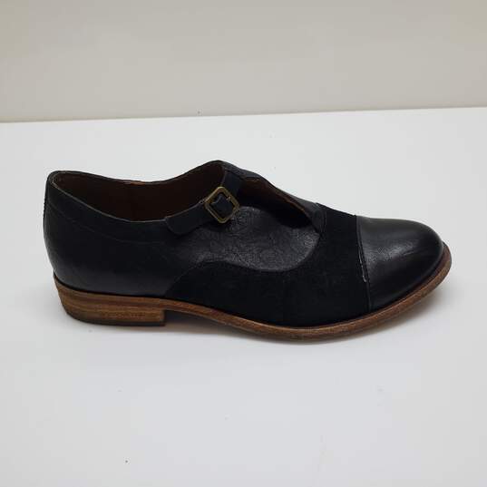 Kork Ease Niseda Oxford Slip On Black Leather Loafers Women Size 7 image number 3