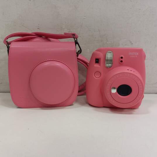 Fujifilm Instax Mini 9 Pink Instant Camera w/Case image number 1