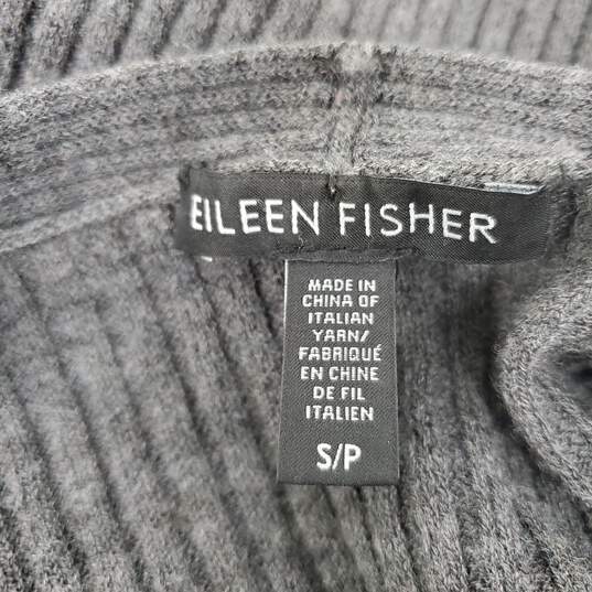 Eileen Fisher WM's Gray Cardigan Sweater Size SM image number 3