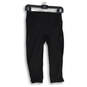 Womens Black Elastic Waist Flat Front Pull-On Compression Leggings Size 4 image number 1
