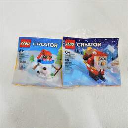 LEGO Holiday Sealed 40604 Christmas Decor Set w/ Creator Sets 30580, 30584 & 30645 alternative image
