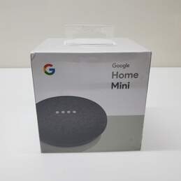 Google Home Mini Smart Assistant - Charcoal