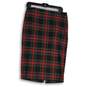 Express Womens Multicolor Plaid Side Zip Knee Length Straight & Pencil Skirt 6 image number 1