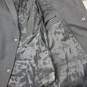 Karl Lagerfeld Paris Charcoal Gray Snap Front Blazer Women's XL image number 4