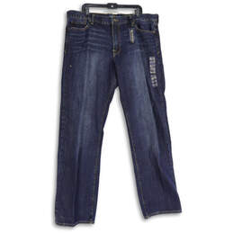 NWT Mens Blue 361 Vintage Denim Classic Fit Straight Leg Jeans Size 40X34