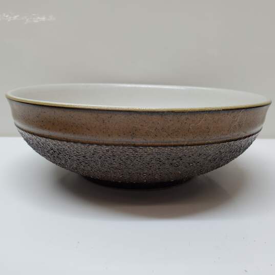 Set of 4 Denby Pottery Stoneware Cotswold Soup Cereal Fruit Bowls Textured Brown image number 2